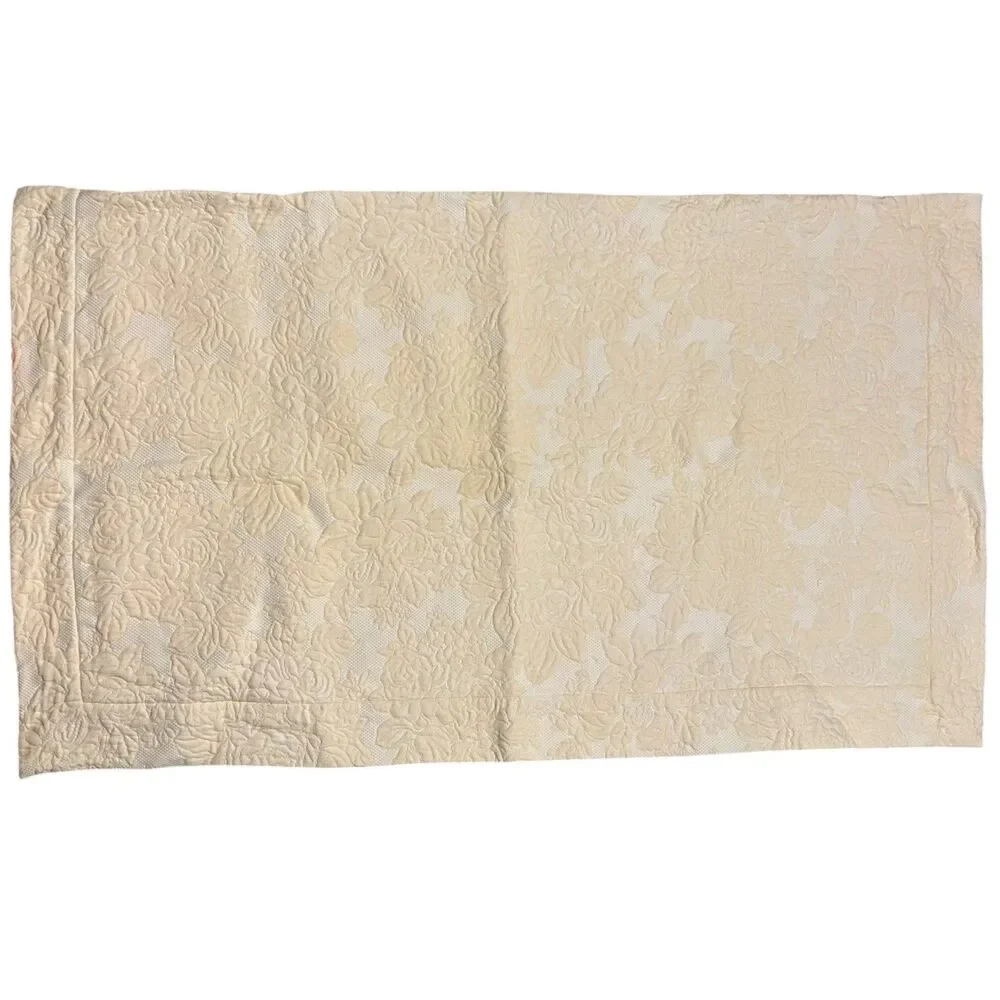Lisa Galimberti Italy Damask Brocade Pillow Shams 38 x 22 Set of 2